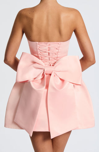 Abbey Mini Dress - Blush - glavon