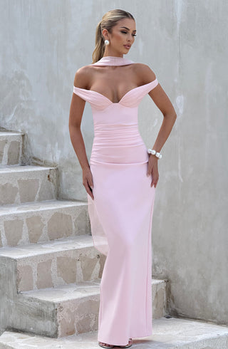 Abigail Maxi Dress - Blush - glavon