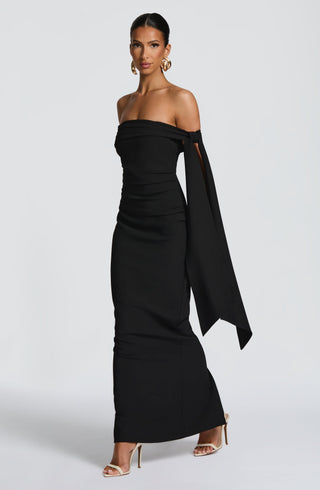Addie Maxi Dress - Black - glavon