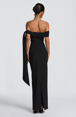 Addie Maxi Dress - Black - glavon