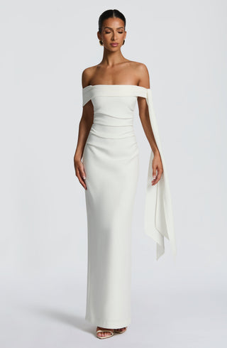 Addie Maxi Dress - Ivory - glavon