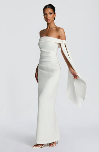 Addie Maxi Dress - Ivory - glavon