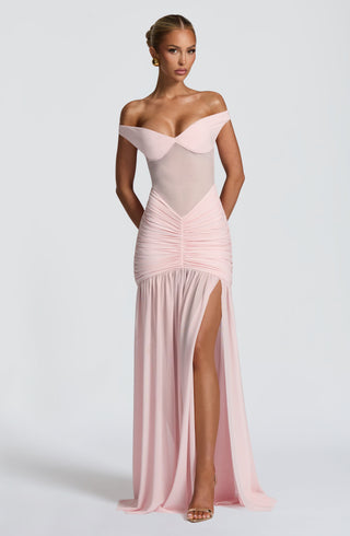 Alaia Maxi Dress - Blush - glavon