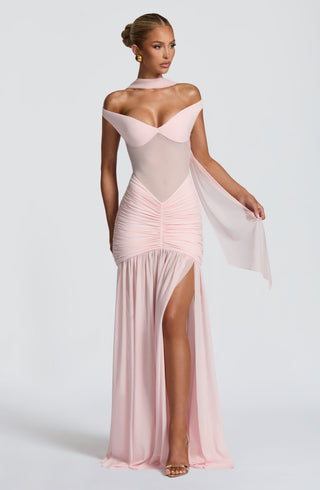 Alaia Maxi Dress - Blush - glavon