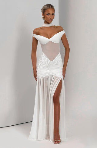 Alaia Maxi Dress - Ivory - glavon