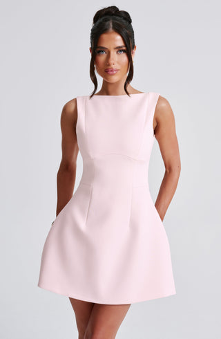 Alana Mini Dress - Blush - glavon
