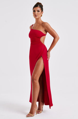 Alecia Maxi Dress - Red - glavon