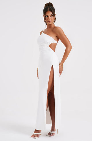 Alecia Maxi Dress - White - glavon