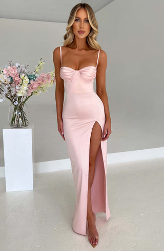 Alora Maxi Dress - Blush - glavon