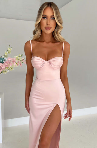 Alora Maxi Dress - Blush - glavon