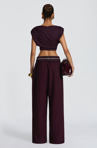 Amara Top - Plum - glavon