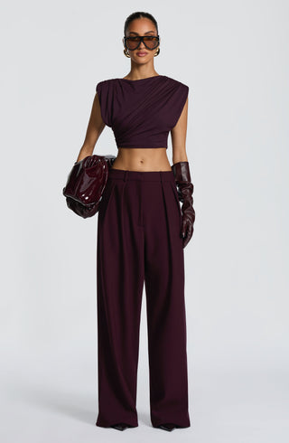 Amara Top - Plum - glavon