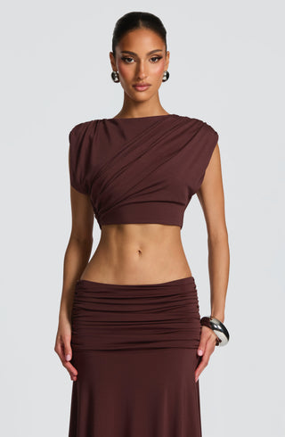 Amara Top - Plum Brown - glavon
