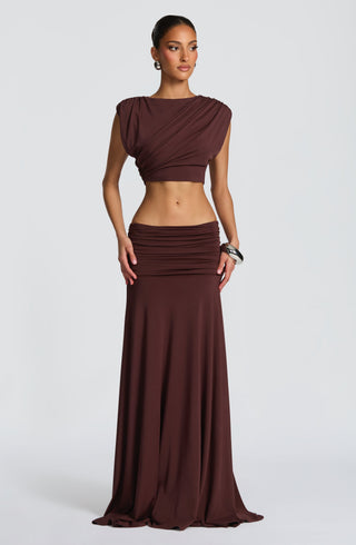 Amara Top - Plum Brown - glavon