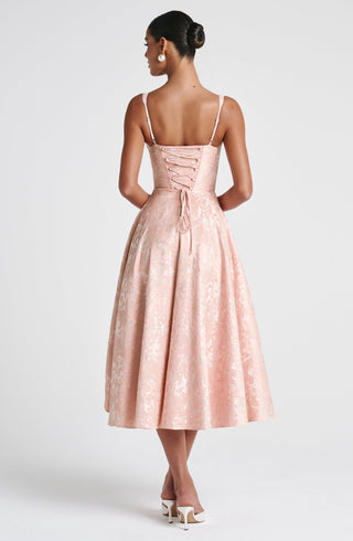 Amity Midi Dress - Soft Peach - glavon