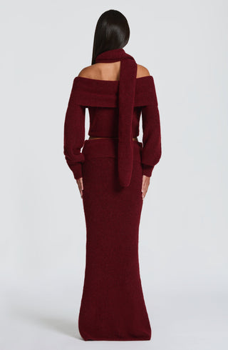 Andie Top - Burgundy - glavon