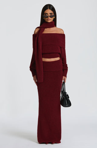 Andie Top - Burgundy - glavon