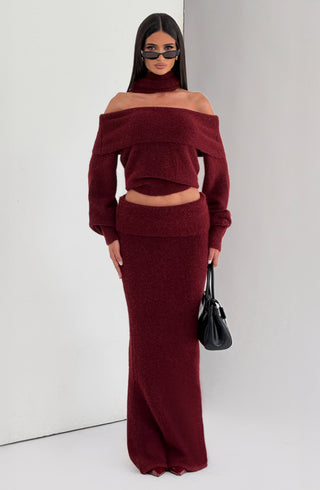 Andie Top - Burgundy - glavon