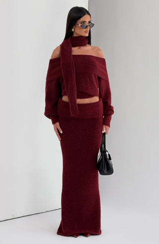 Andie Top - Burgundy - glavon