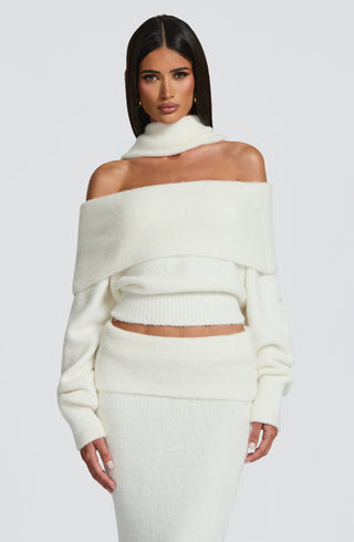 Andie Top - Ivory - glavon