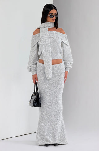 Andie Top - Light Grey Marl - glavon