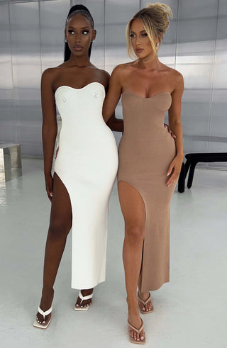 Angela Maxi Dress - White - glavon