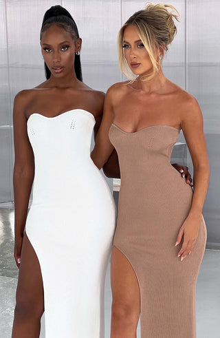 Angela Maxi Dress - White - glavon