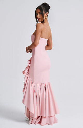 Angelina Maxi Dress - Blush - glavon