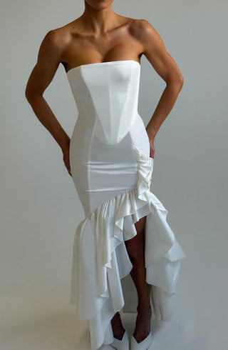 Angelina Maxi Dress - Ivory - glavon