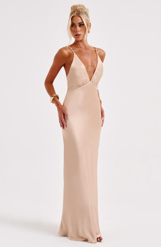 Anja Maxi Dress - Champagne - glavon