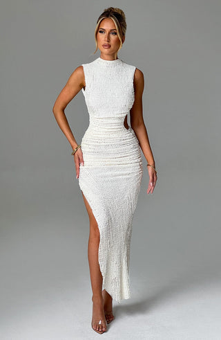 Aphrodite Midi Dress - Ivory - glavon