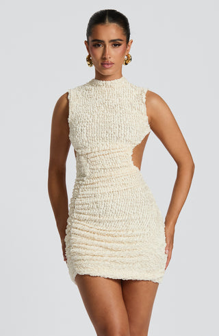 Aphrodite Mini Dress - Ivory - glavon