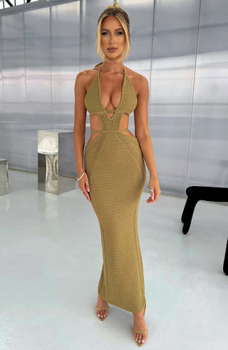 Arabella Maxi Dress - Khaki - glavon