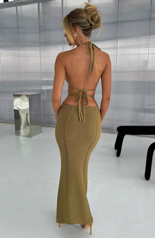 Arabella Maxi Dress - Khaki - glavon
