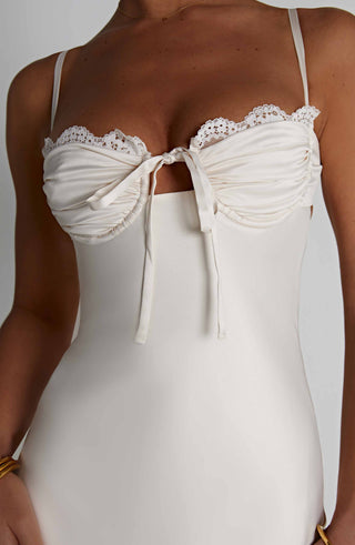 Ardelle Midi Dress - Ivory - glavon