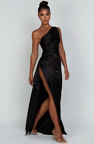 Ariel Maxi Dress - Black - glavon