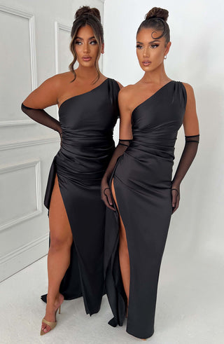 Ariel Maxi Dress - Black - glavon