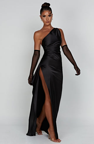 Ariel Maxi Dress - Black - glavon