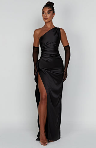 Ariel Maxi Dress - Black - glavon