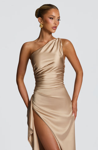 Ariel Maxi Dress - Champagne - glavon