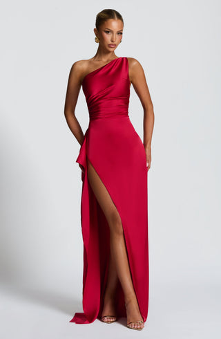 Ariel Maxi Dress - Red - glavon