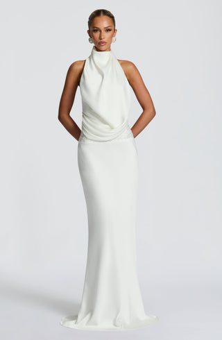 Armelle Maxi Dress - Ivory - glavon
