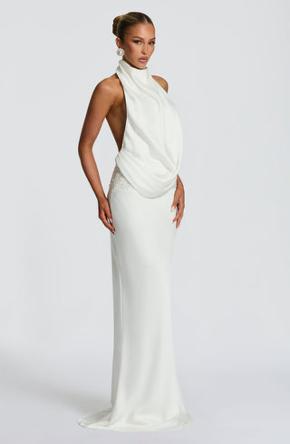 Armelle Maxi Dress - Ivory - glavon
