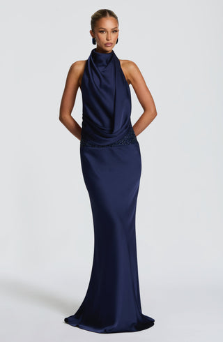 Armelle Maxi Dress - Navy - glavon