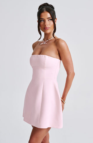 Asha Mini Dress - Blush - glavon