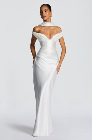 Aurelia Maxi Dress - Ivory - glavon