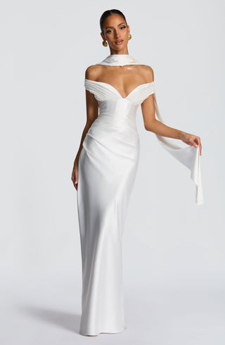 Aurelia Maxi Dress - Ivory - glavon