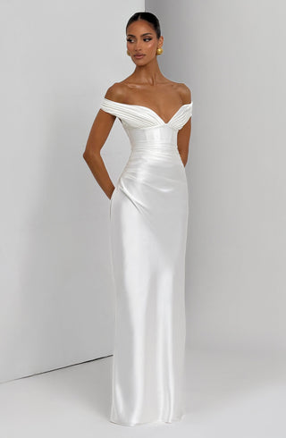 Aurelia Maxi Dress - Ivory - glavon