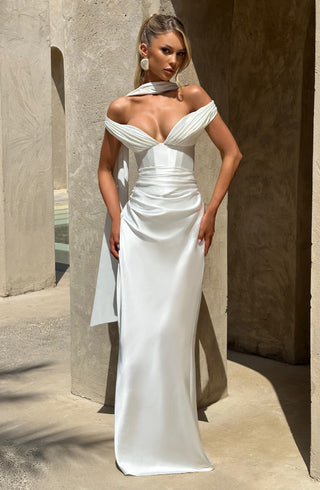 Aurelia Maxi Dress - Ivory - glavon