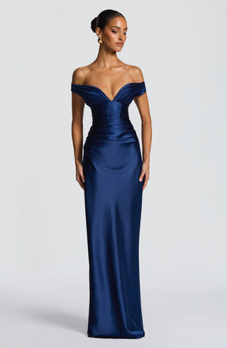 Aurelia Maxi Dress - Navy - glavon